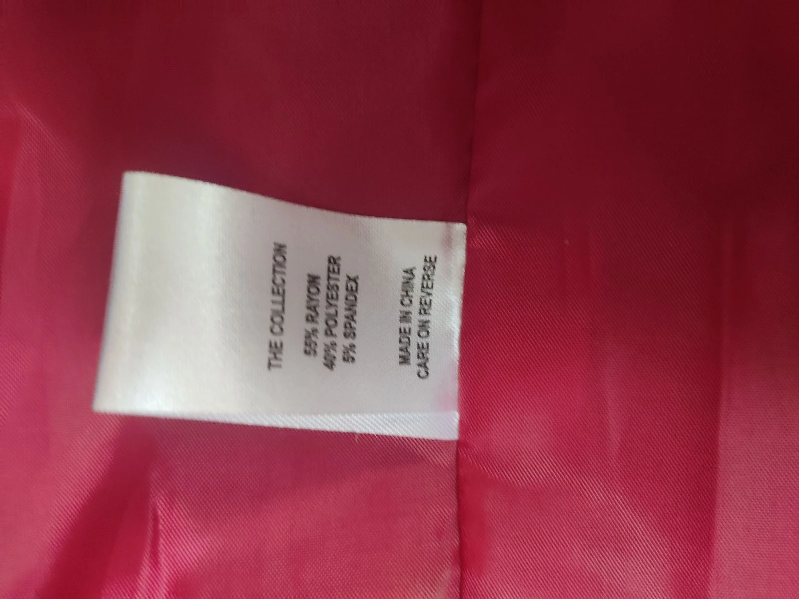Rode blazerjas voor dames met gouden knoop 38 M – photo 5